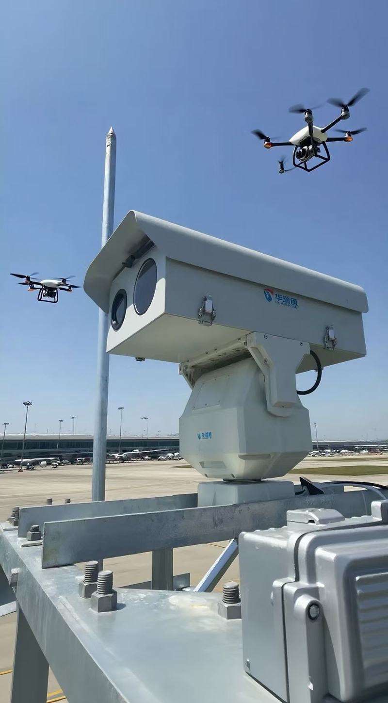 華瑞通中波制冷光電跟蹤轉(zhuǎn)臺：構(gòu)建3公里飛機(jī)起降實(shí)時跟蹤識別的全景監(jiān)控方案